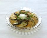 韓国風蒸しなすとピリ辛肉みその冷麺作り方7写真