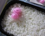 【弁当飯】桜大根(漬物)deピンクのお花作り方7写真