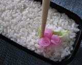 【弁当飯】桜大根(漬物)deピンクのお花作り方11写真
