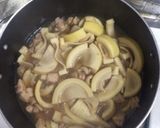 筍と鶏もも肉の煮物作り方5写真