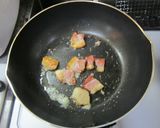 キノコとベーコンの和風パスタ作り方5写真