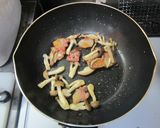 キノコとベーコンの和風パスタ作り方6写真