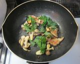 キノコとベーコンの和風パスタ作り方7写真