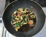 キノコとベーコンの和風パスタ作り方8写真