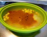 一人ご飯に♪カレー味のスープご飯作り方4写真