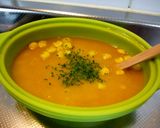 一人ご飯に♪カレー味のスープご飯作り方5写真