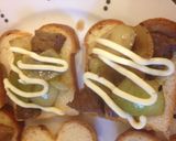 がっつりランチに照り焼きステーキサンド作り方5写真
