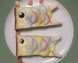 こどもの日！焼かないこいのぼりサンド作り方8写真