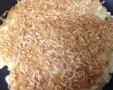 チキンラーメンの餡かけお好み焼き作り方7写真