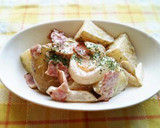 新じゃがと新たまのにんにくマヨ(*^^*作り方7写真