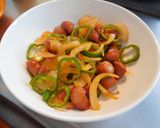 喫茶店のもちもちナポリタン作り方8写真