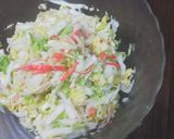 簡単寿司酢とごま油の白菜かにかまサラダ☆作り方6写真