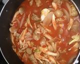 牛肉&トマトソースパスタ作り方5写真