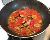 昭和の味？茄子とベーコンのトマトパスタ♫作り方5写真