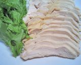 簡単サラダチキン！塩麹でふっくら蒸し鶏作り方4写真