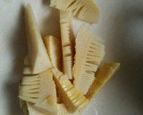 たけのことズッキーニの中華炒め作り方1写真