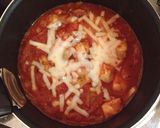 キャベツとトマトのスープ★チーズとバジル作り方5写真