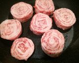 こま肉で♪牛肉ミルフィーユ巻き作り方12写真