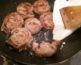 こま肉で♪牛肉ミルフィーユ巻き作り方14写真
