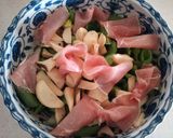 生ハムと野菜のサラダ作り方4写真