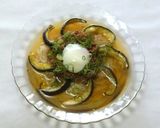 韓国風蒸しなすとピリ辛肉みその冷麺作り方8写真