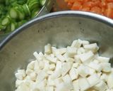 高野豆腐と野菜スパニッシュオムレツ母味作り方2写真