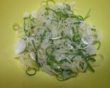 絹ごし豆腐に、たっぷりねぎ塩のせ冷奴作り方5写真