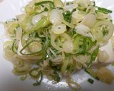 絹ごし豆腐に、たっぷりねぎ塩のせ冷奴作り方8写真