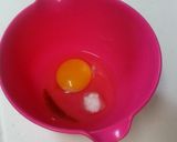 キャラ弁♥玉子1コで厚焼き玉子♡作り方1写真