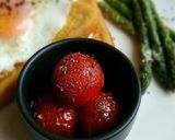 ミニトマトのオリーブ炒め—バジル風味—作り方3写真
