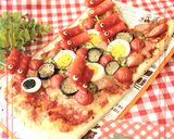 こどもの日＊野菜たっぷりこいのぼりピザ＊作り方10写真