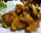 鶏モモ肉マーマレードの照り焼き作り方6写真