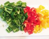 ピーマンだけのトマト煮作り方1写真