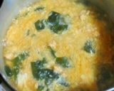 鶏ひき肉入り中華かき玉スープ作り方2写真