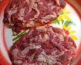 小間切れ肉で♡ビーフカツ風作り方1写真