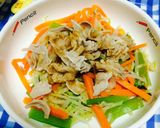 簡単!生姜焼味野菜たっぷり豚しゃぶサラダ作り方3写真