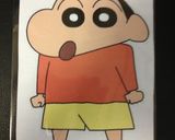 キャラチョコ しんちゃん作り方2写真