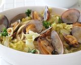 春キャベツとあさりのパスタ作り方6写真