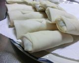 ほうれん草とトマトとハムとチーズの春巻作り方4写真