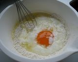 アメリカンな朝食 ヨーグルトパンケーキ作り方2写真