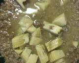 たけのこ&ひき肉の甘辛味噌炒め♪作り方3写真