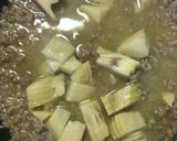 たけのこ&ひき肉の甘辛味噌炒め♪作り方3写真