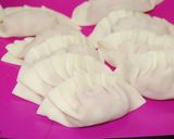 歯応えバッチリ☆コロコロたけのこ入り餃子作り方5写真