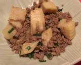 たけのこ&ひき肉の甘辛味噌炒め♪作り方5写真