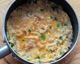 きつね＆たぬきのふんわり卵とじ丼♪作り方5写真