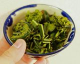 簡単！こごみの鶏がらスープ作り方1写真
