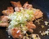 ☆簡単☆鶏のネギ塩丼作り方3写真
