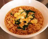酸辣チキンラーメン作り方4写真