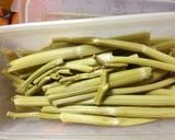 野草を食そう！イタドリのピリ辛きんぴら作り方4写真