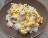 幼児食＆大人用を一度に　二刀流親子丼作り方6写真